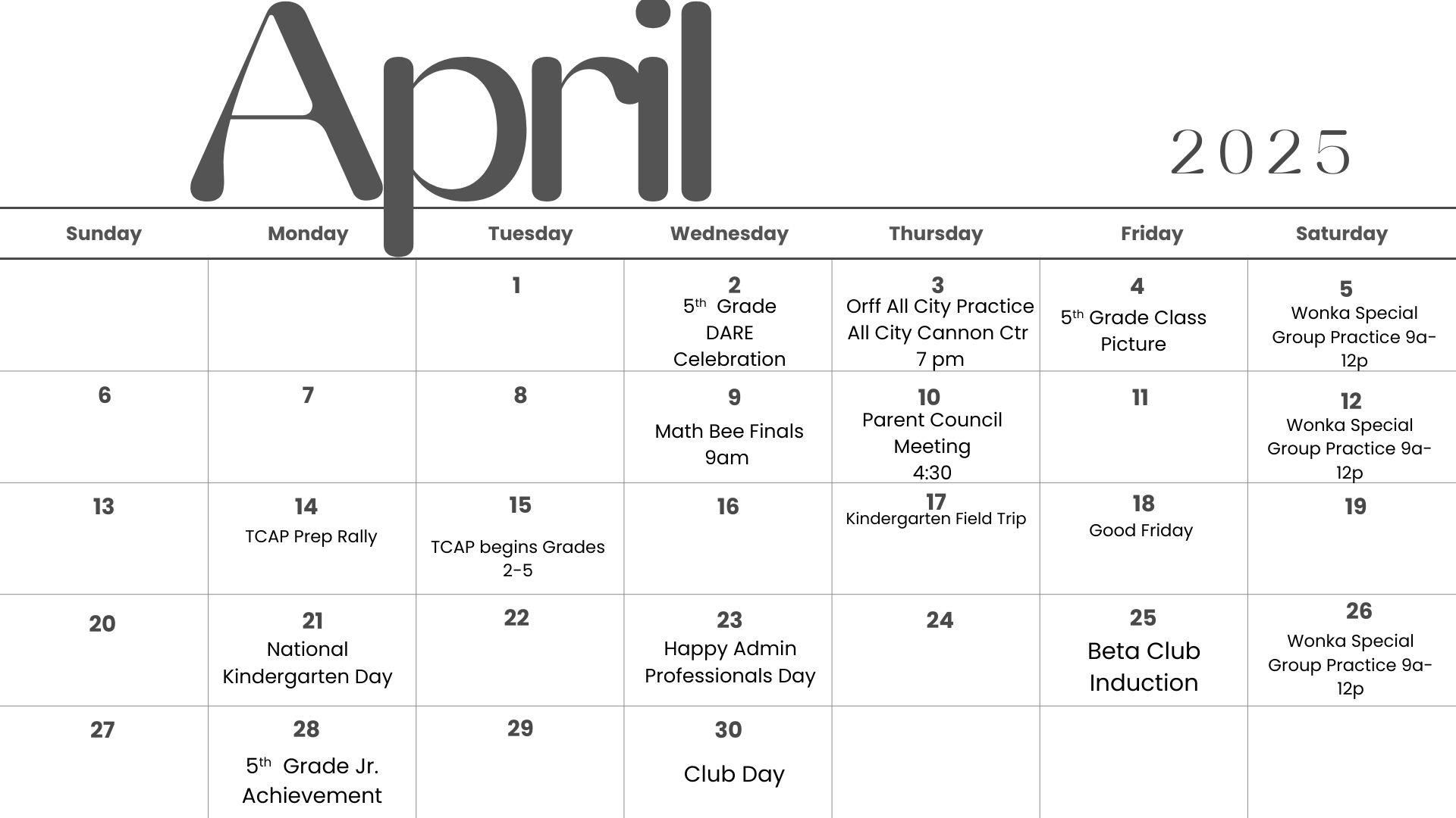 April